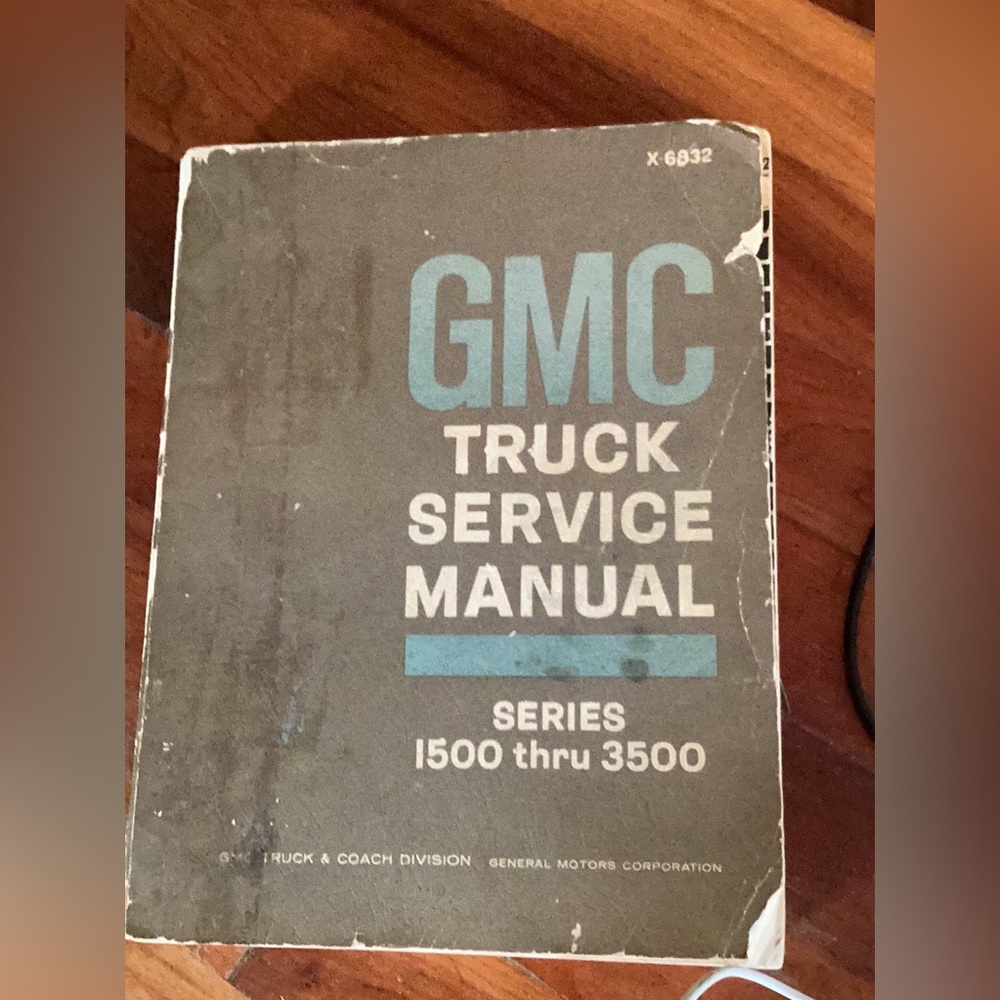 GMC Truck Service Manual 1967 Series  1500-3500